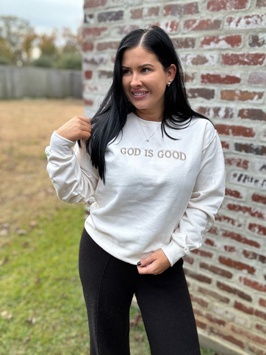 God is good sweatshirt