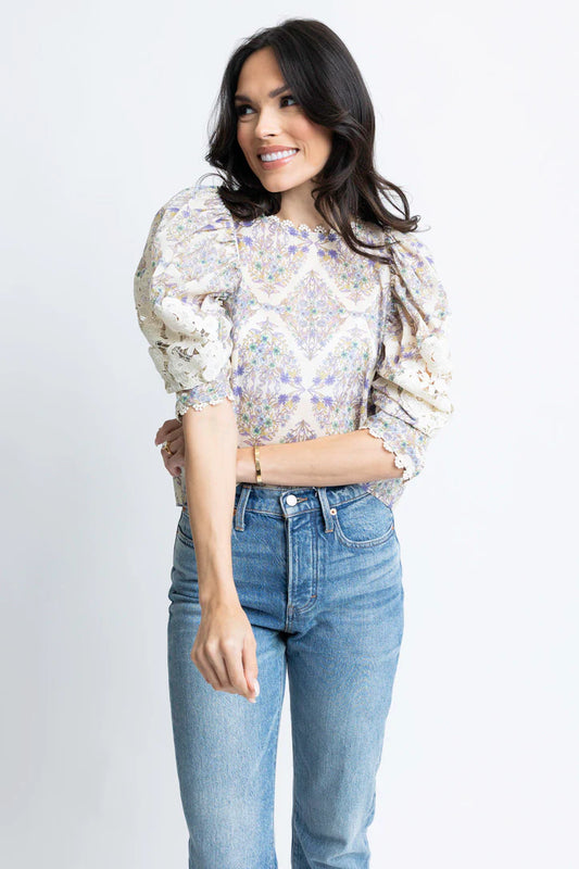 Boho Floral Crochet Top